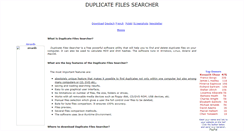 Desktop Screenshot of duplicatefilessearcher.net