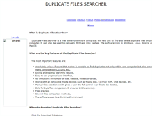 Tablet Screenshot of duplicatefilessearcher.net